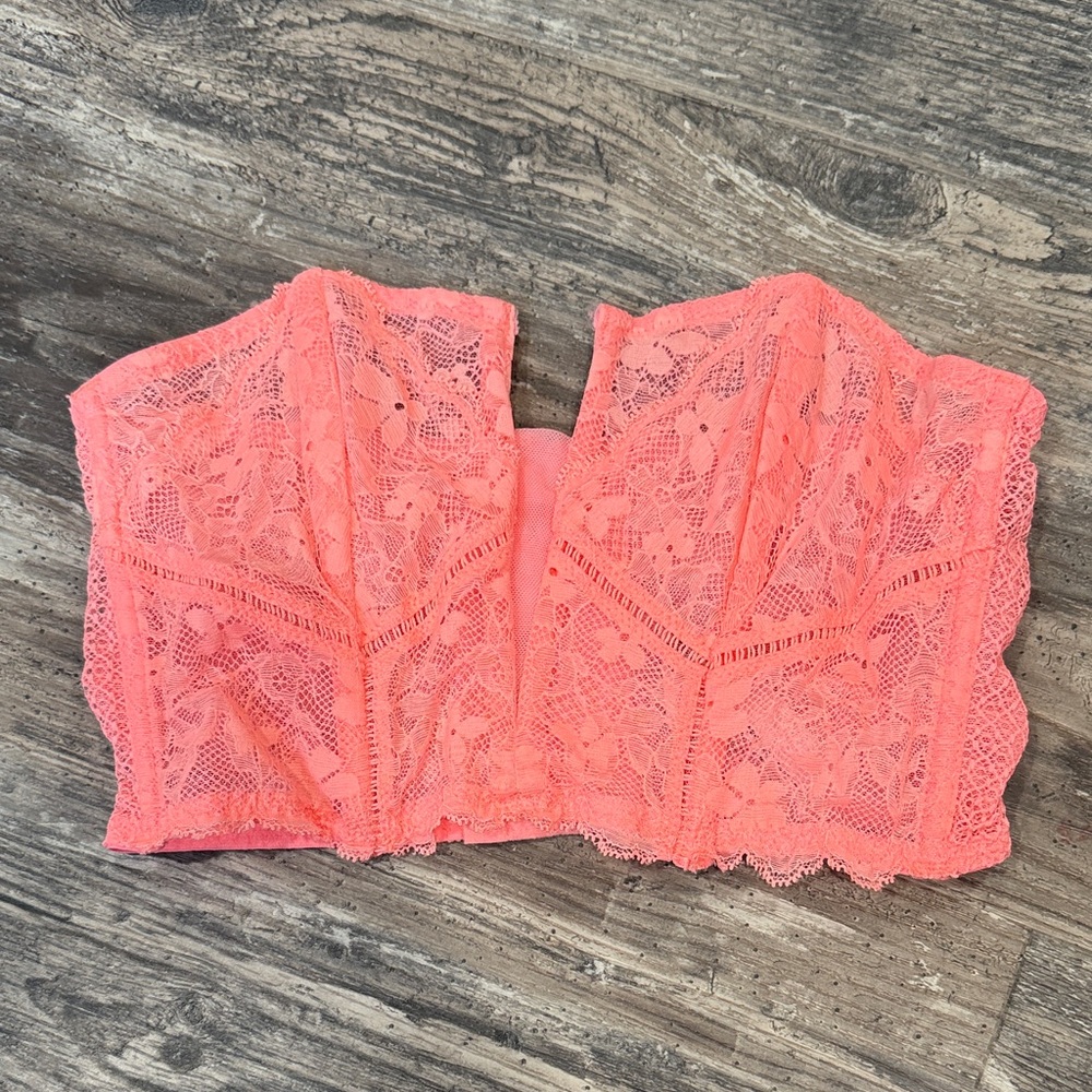 Victoria’s Secret Vibrant Pink Lace Bra